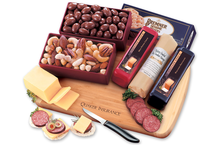 Shelf-Stable Party Starter with Bamboo Cutting Board Shelf-Stable Party Starter with Bamboo Cutting Board